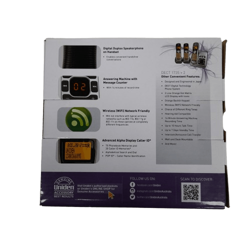 Uniden DECT 1735 Wireless Handset (NL)