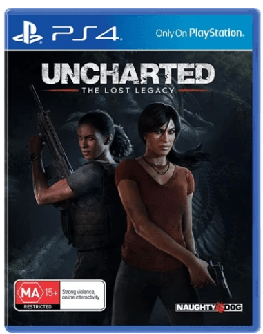 Uncharted The Lost legacy PS4 Game Good No Manual