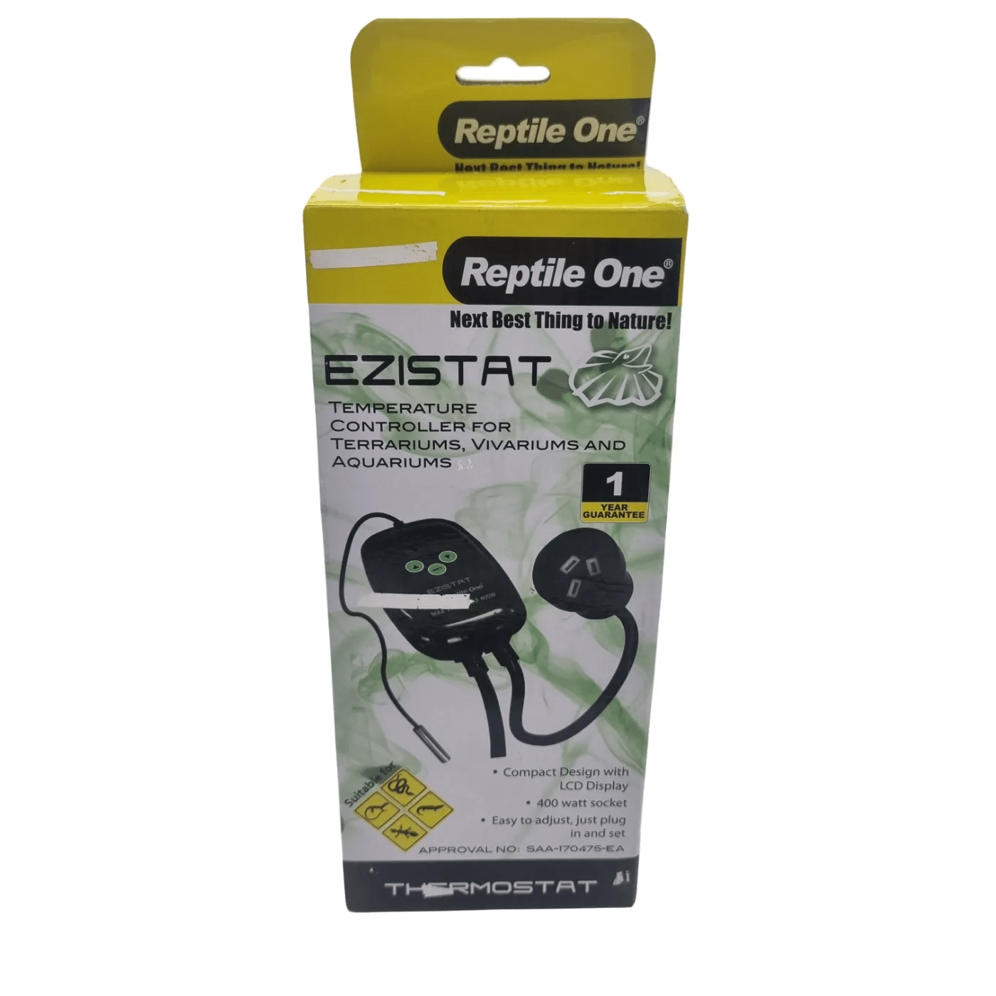 Reptite On Temperature Gauge EZ-400 in Box