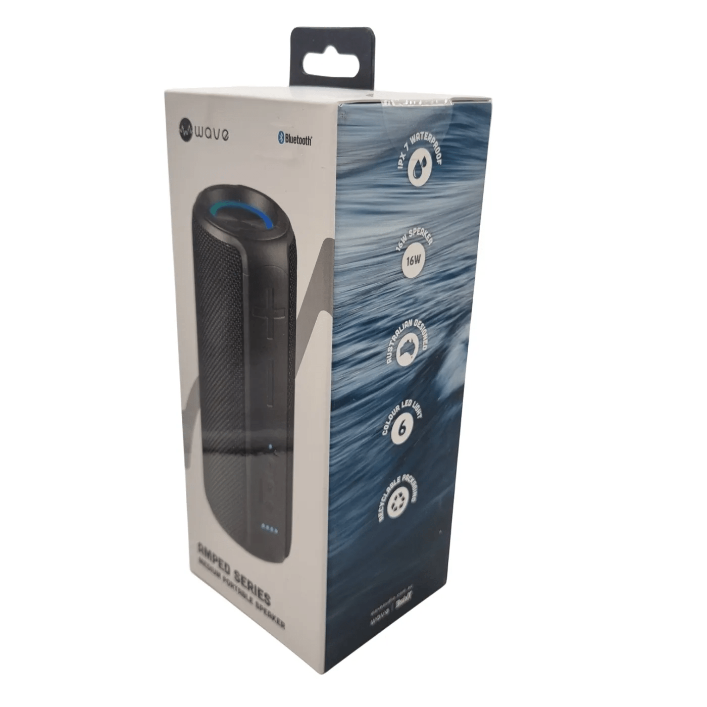 Wave Bluetooth Speaker – Amped Series – Medium  – Sealed Box