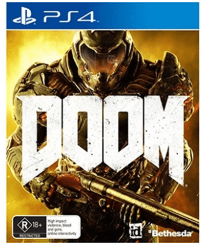 Doom Playstation 4 Game – Good With Manual