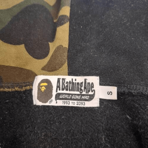 BAPE Shark Full Zip Hoodie ‘Black’ Size Small