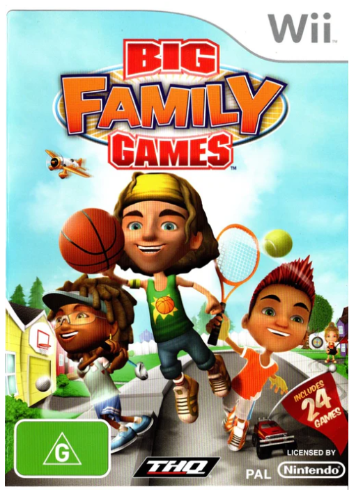 Big Family Games Wii Good Condition With Manual