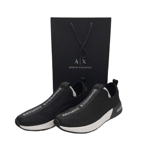 Armani Exchange Black Men’s Size US 11 Mesh Sneakers (With Box)