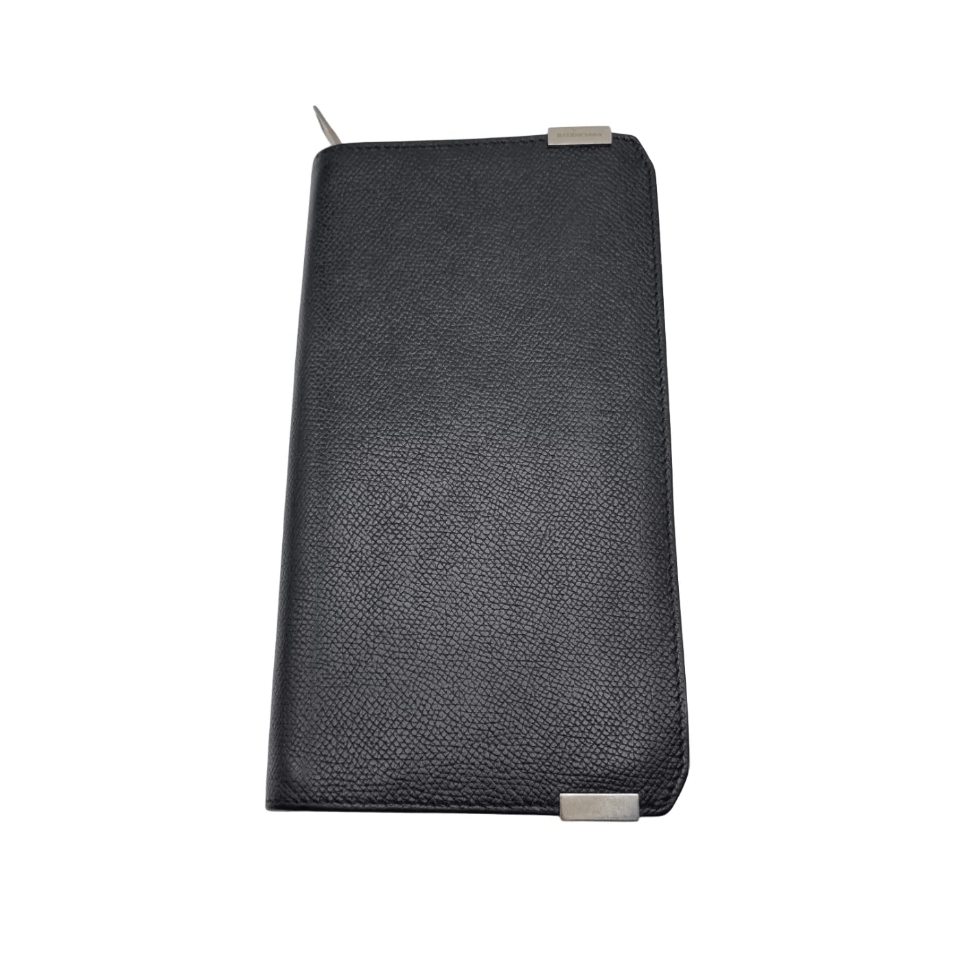 Balenciaga Black Plain Men’s Long Wallet (358297)