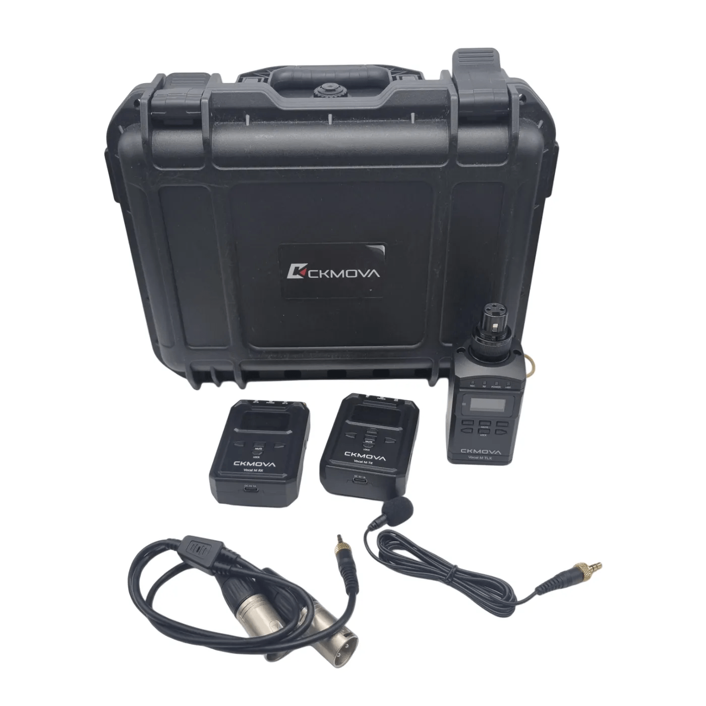 CKMOVA Vocal M V3 Professional UHF Dual-Channel Wireless Microphone With Receiever in Case