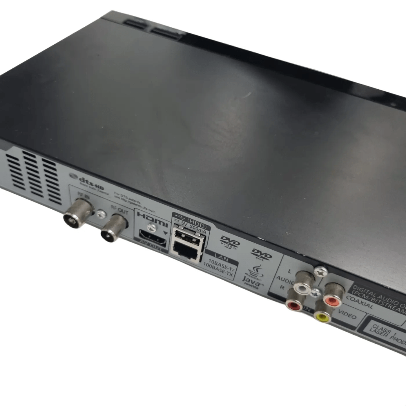 Panasonic DMR-BWT460 500GB HDD Blu-Ray DVD Recorder/3D Player with Twin HD Tuner + Remote + Power + AV Cables