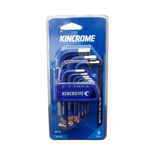 Ball Point Hex Key & Wrench Set Short Series 9 Piece (JN)