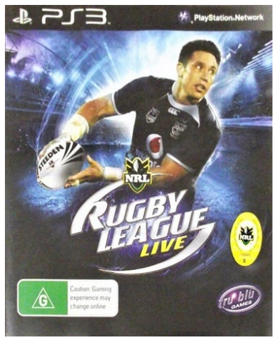 Rugby League Live Playstation 3 Game With Manual Very Good Condition
