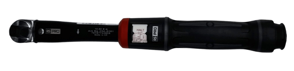 RS PRO 254-8261 CLICK TORQUE WRENCH SQUARE DRIVE LIKE NEW