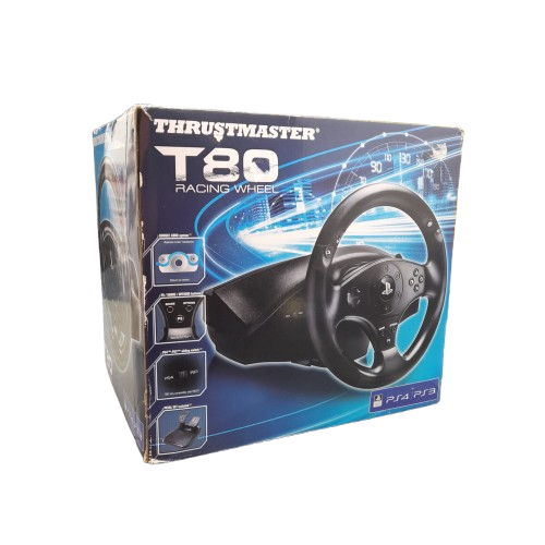 Thrustmaster T80 Racing Wheel For PS3 & PS4 In The Box (MR)