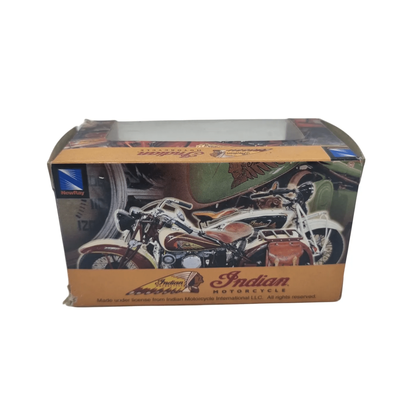 1933 Indian Scout Toy Model. Scale 1:32 In Box