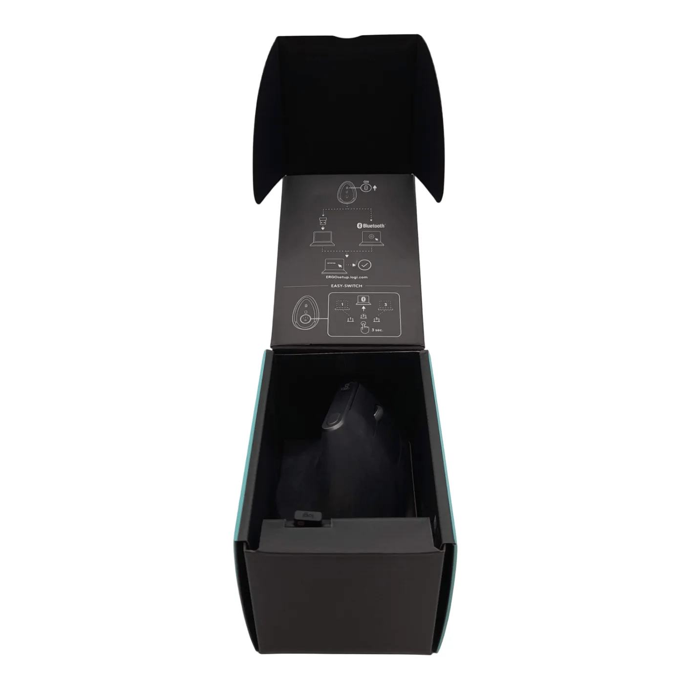 Logitech MX Vertical Ergonomic Wireless Mouse – In Box with USB Dongle (WL 1346598)