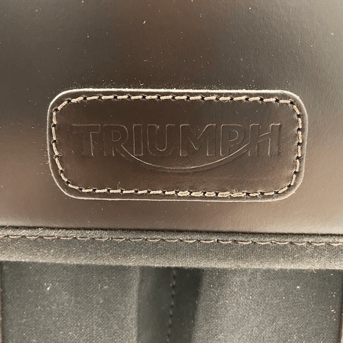 Pair of Genuine Leather Saddle Bags. Left and Right Side.