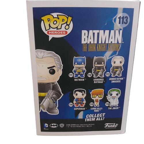 Funko POP! Vinyl Batman The Dark Knight Returns #113 Armored Batman (Unmasked), Good Condition (CP 1344788)