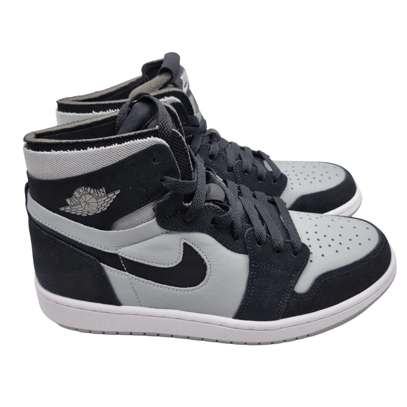 Nike Air Jordan 1 Retro 1 Zoom Black Smoke Shoes – Size: US 9 With Box