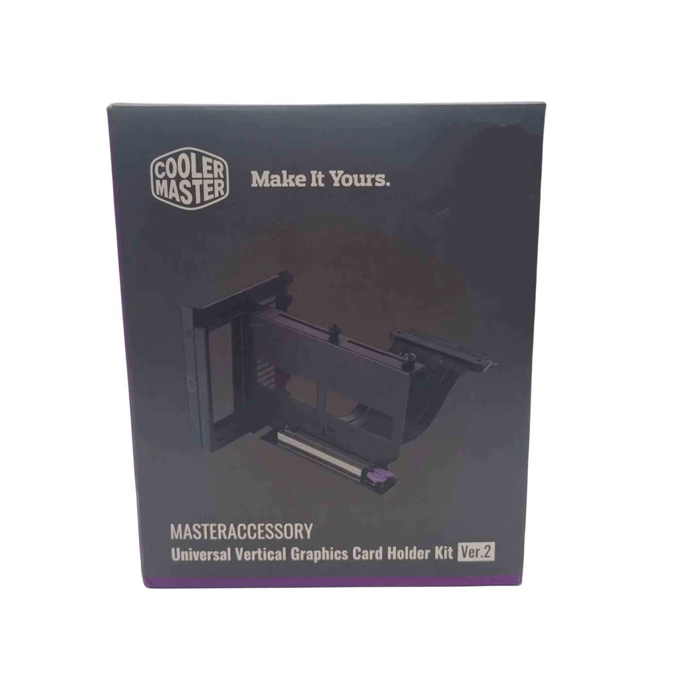 Cooler Master Black Universal Vertical Graphics Card Holder Kit V2 – In Box