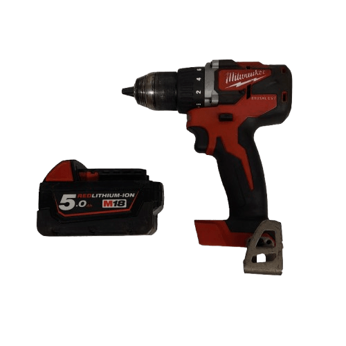 Milwaukee M18 CBLDD 18V Brushless Drill Driver with 5.0Ah Battery