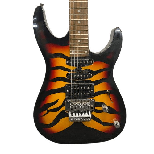 Replica Bad Axe Tiger Stripe Electric Guitar.