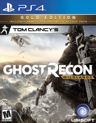 PS4 Tom Clancy’s Ghost Recon Wildlands, Gold Edition, Excellent Condition with Case + Manual