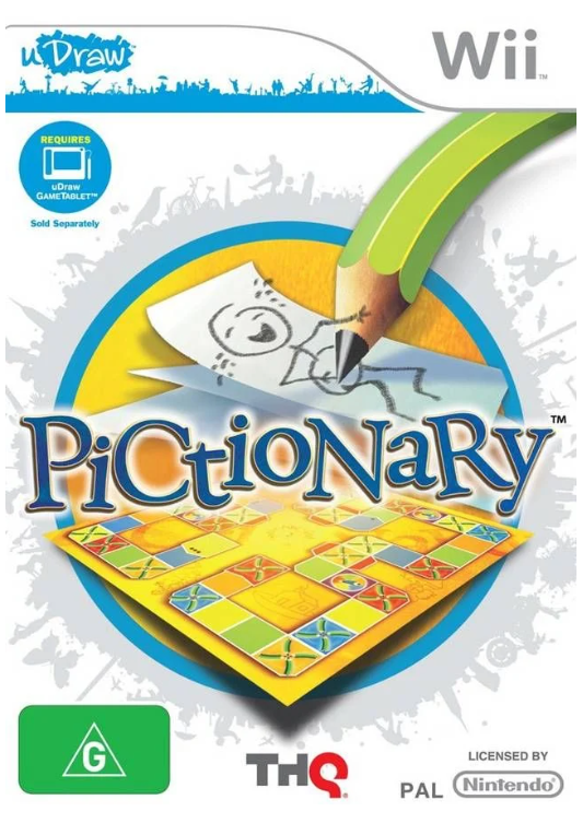Pictionary Wii Game New In Plastic With Manual