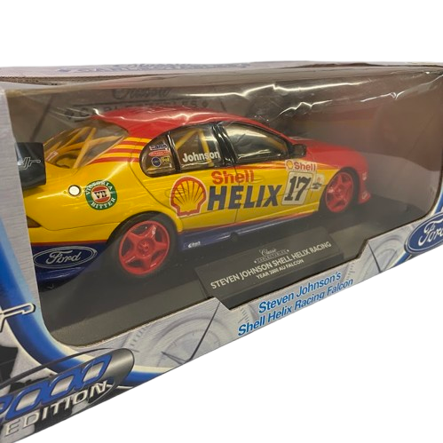 Signed 2000 Steven Johnson’s Shell Helix Racing Falcon.