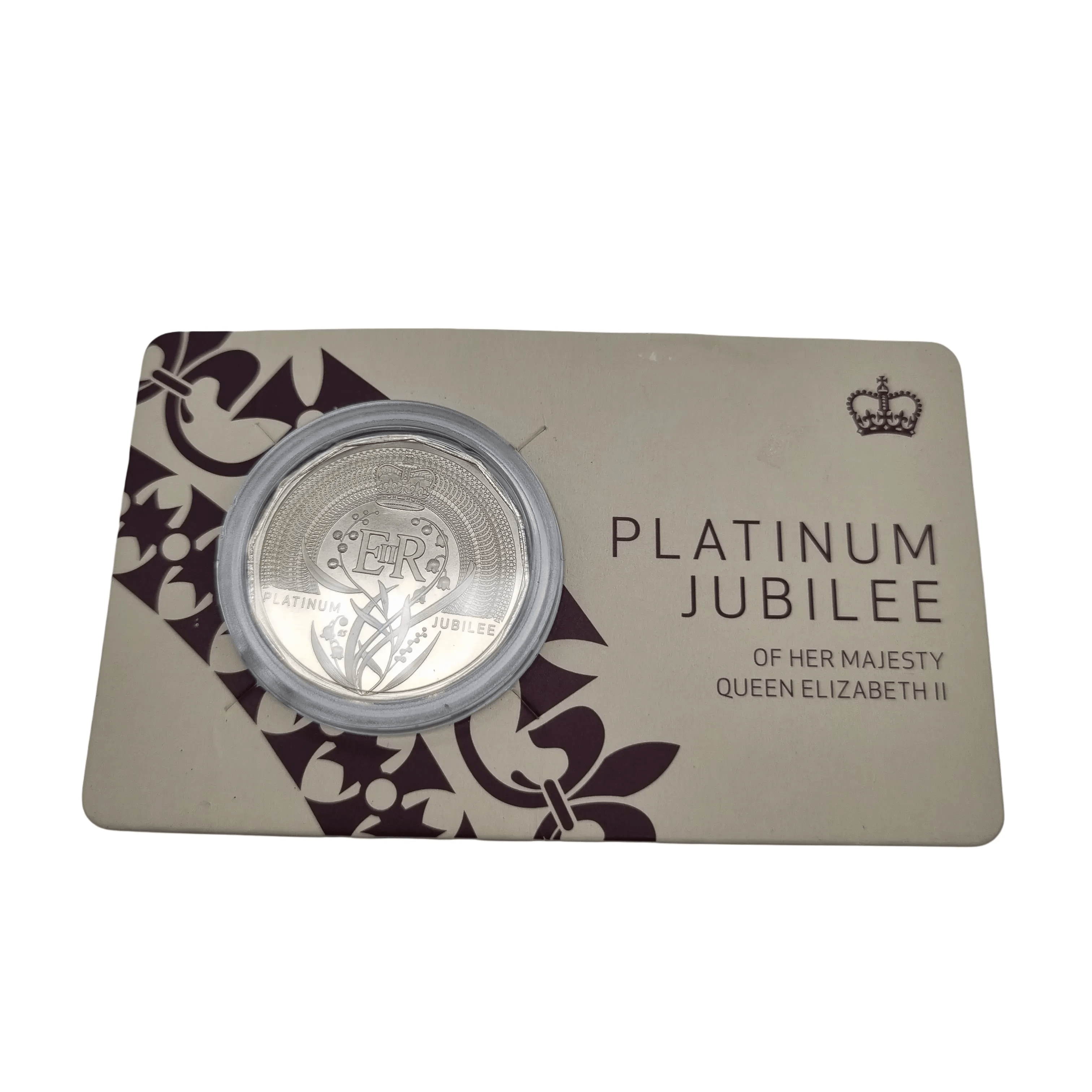 50c 2022 QEII Platinum Jubilee UNC