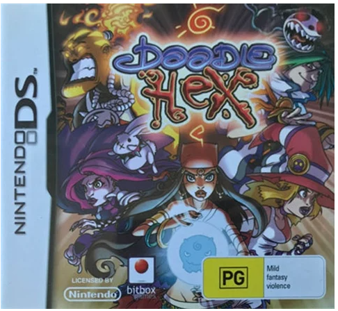 Doodle Hex Nintendo DS Game In Case – Good No Manual