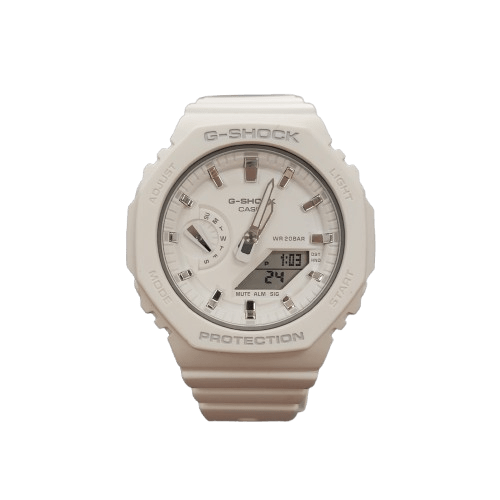 Unisex Casio Ghock GMA-S2100 Digital Watch With Books – White