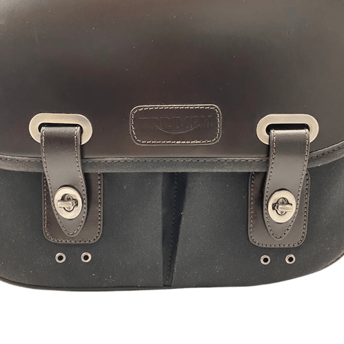 Pair of Genuine Leather Saddle Bags. Left and Right Side.