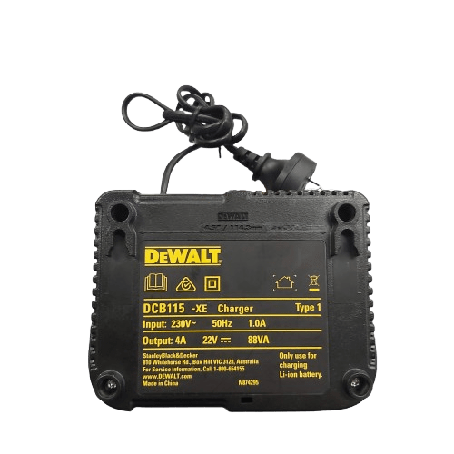 DeWalt DCB115-XE XR Li-ion 10.8/12/14.4/18v Battery Charger, Very Good Condition
