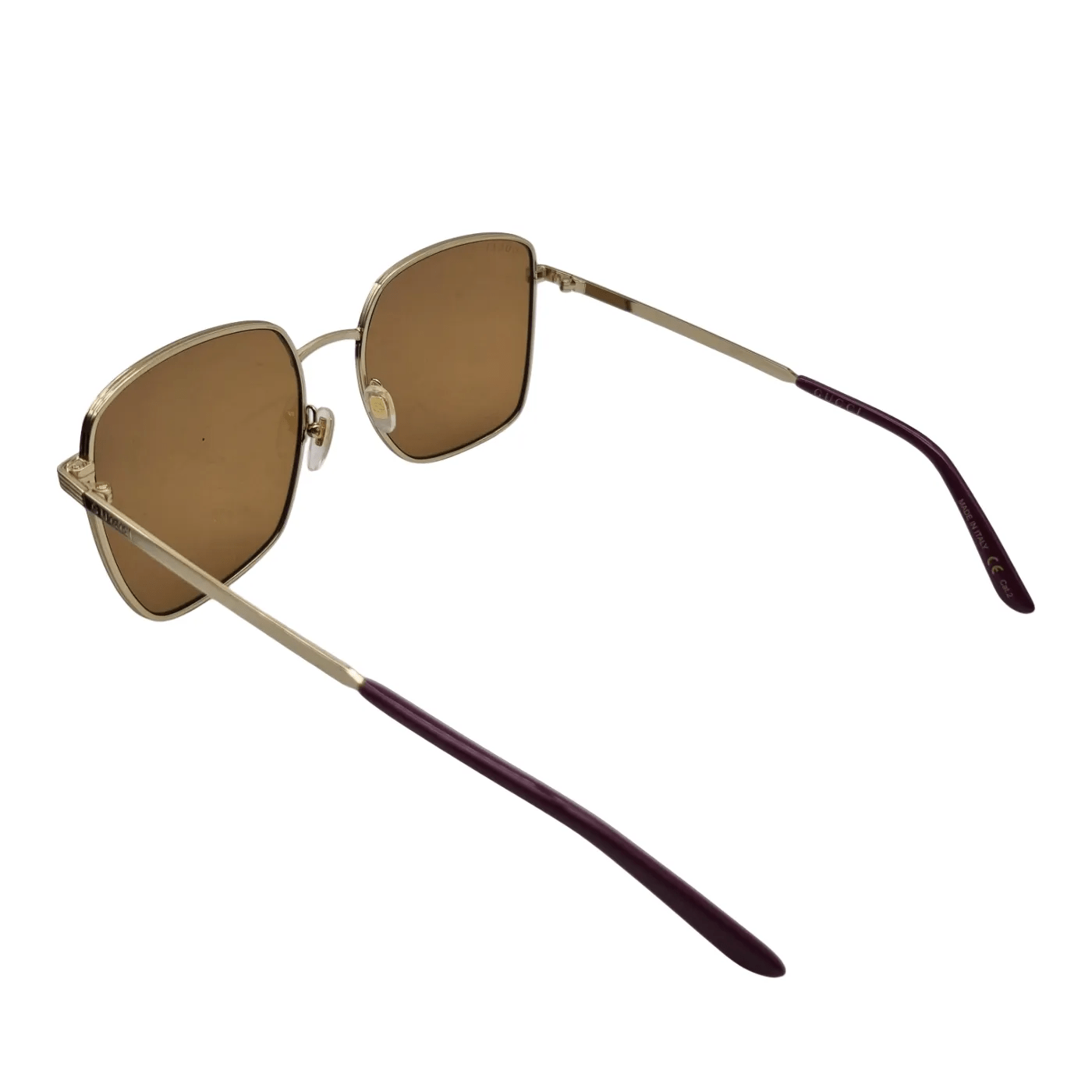 Gucci Sunglasses GG0879S In Gold With Case And Soft Cover