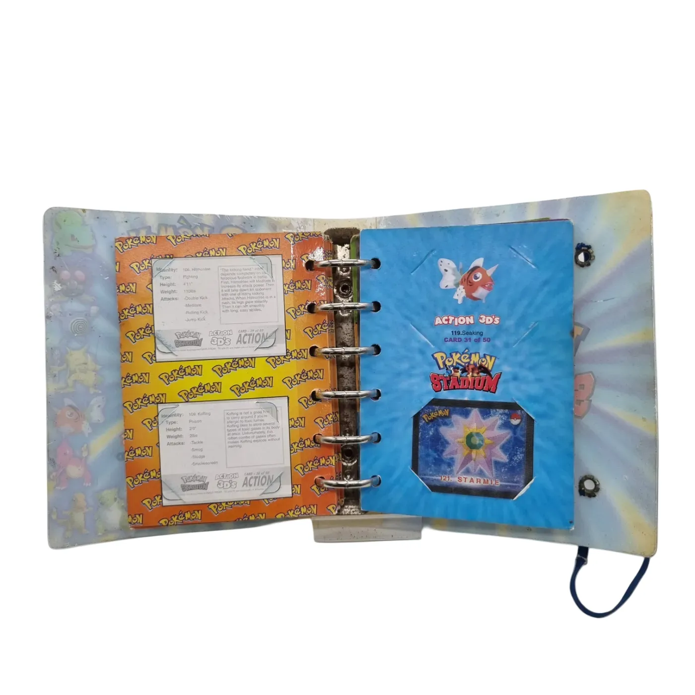 Pokémon Stadium Action 3D Collectible Cards – 42/50 Partial Set – Vintage 1999 (WR 1346883)