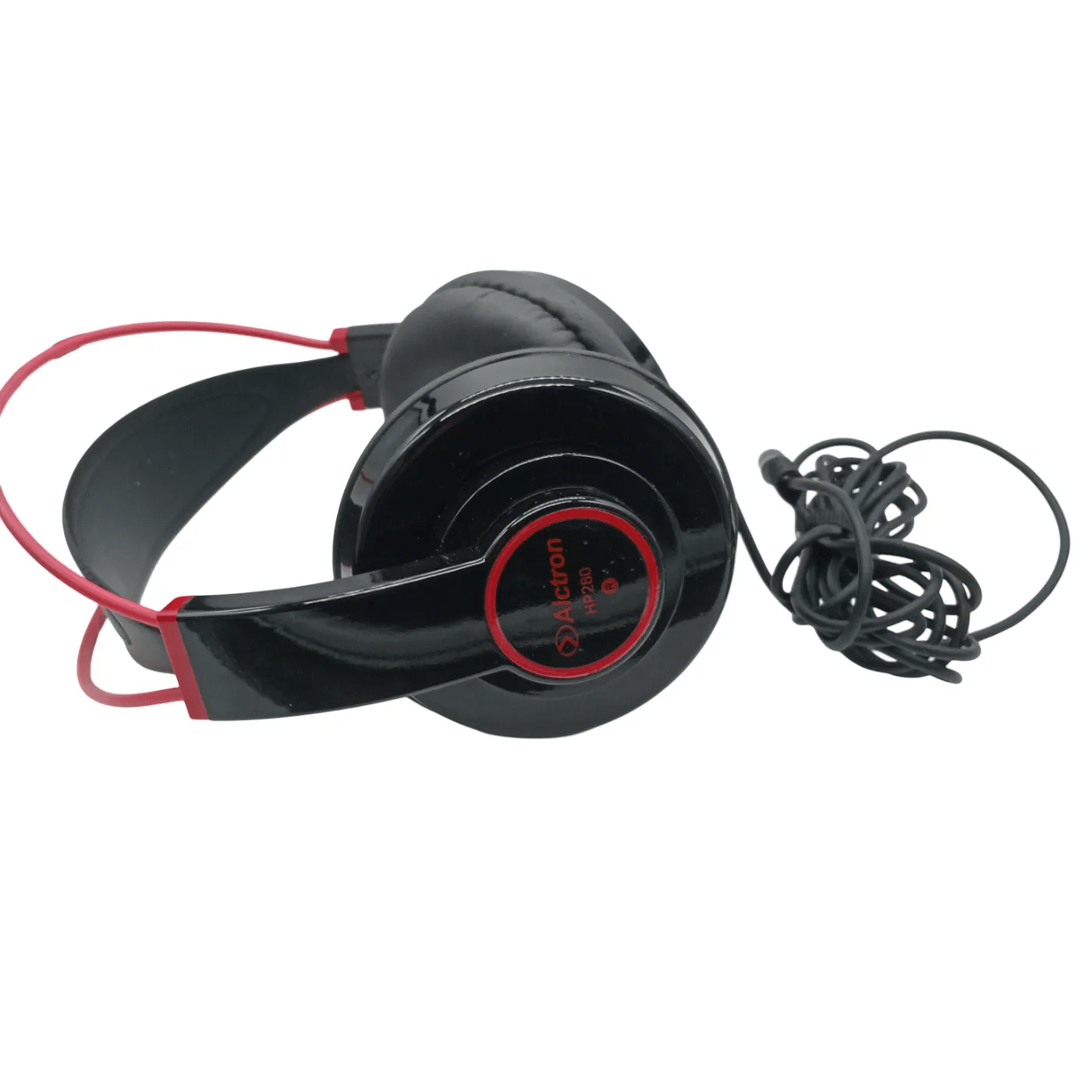 ALCTRON HEADPHONES HP280 BLACK RED + CASE + BOX