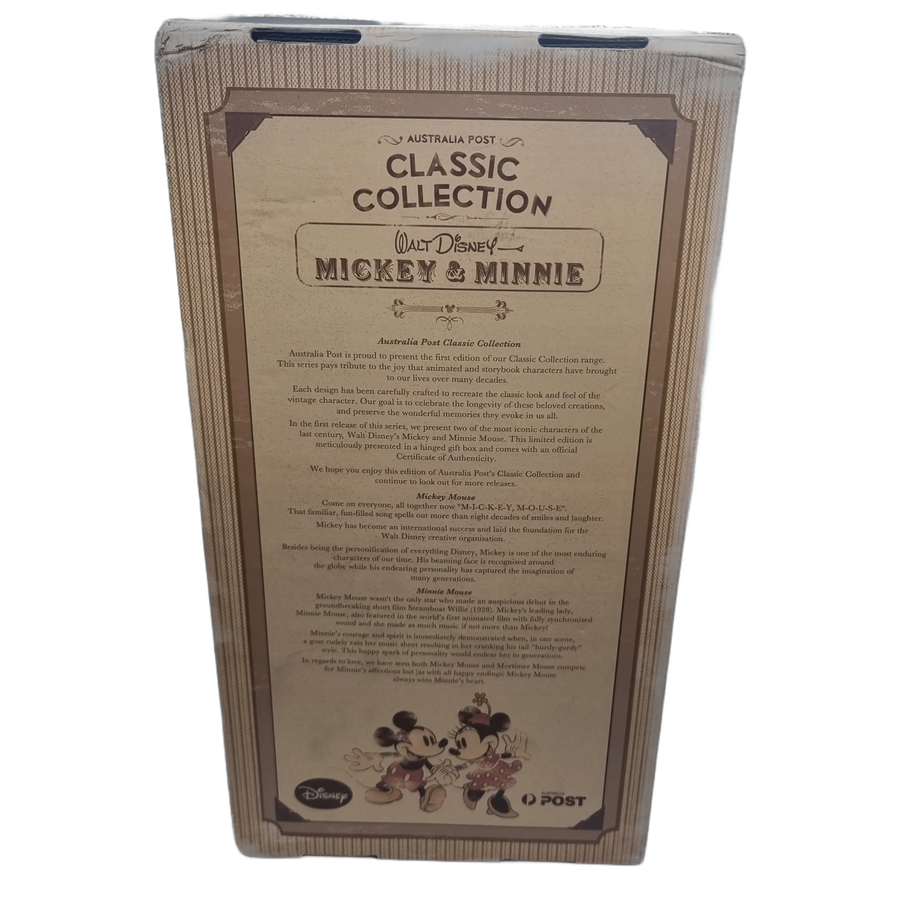 Australia Post Classic Collection: Mickey Mouse And Minnie Mouse Missing COA