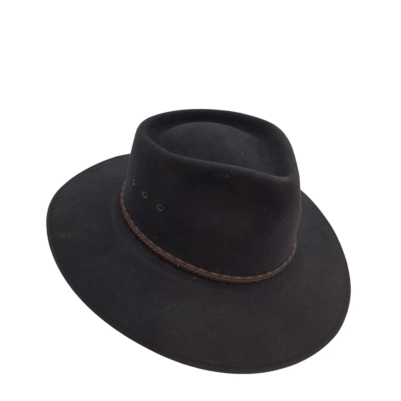 Akubra Cattleman Hat Black Size 59 in Box (WL 1354803)