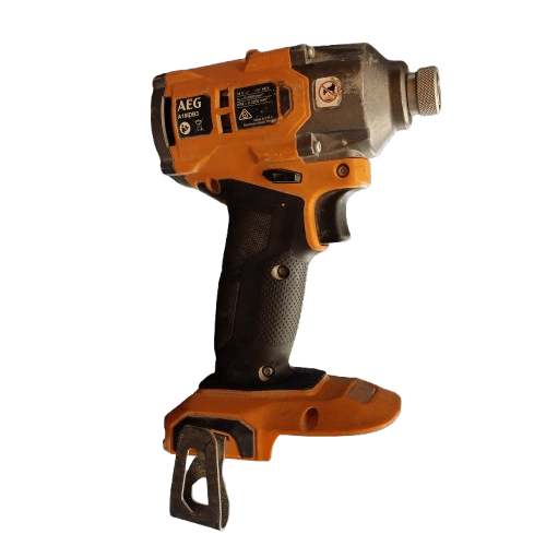 **SKIN ONLY** AEG A18IDB3 Impact Driver, Orange/Black, Good Condition **SKIN ONLY**