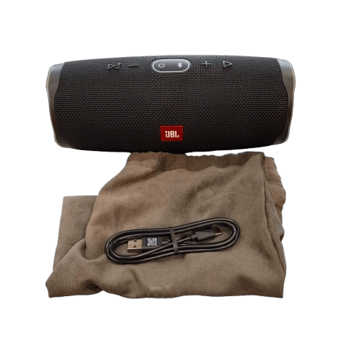JBL Charge 4 Portable Black Bluetooth Speaker With Charger (MR 1338963)