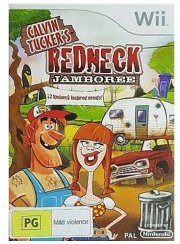 Calvin Tuckers Redneck Jamboree Wii Game Good With Manual