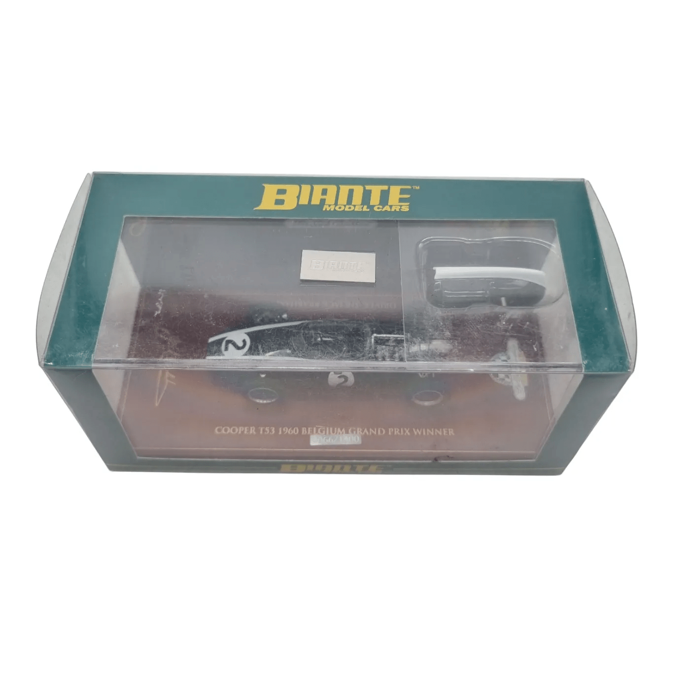 Biante Model Car: Cooper T53 1960 Belgium Grand Prix Winner #0066/1500 *In Plastic Case*