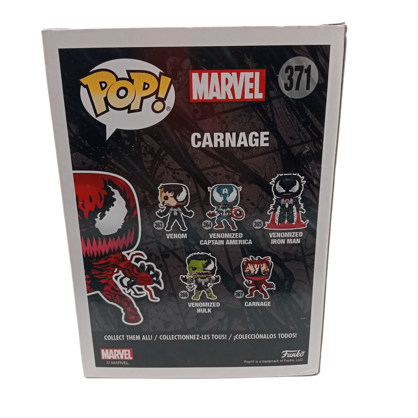Funko Pop! Marvel Venom Carnage #371  (WR 1355948)