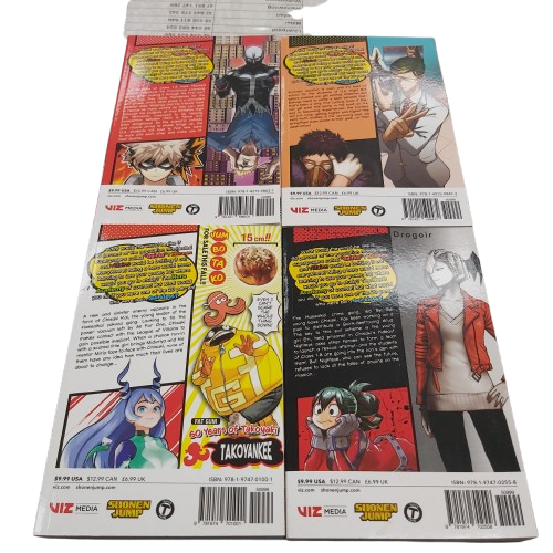 My Hero Academia Manga Series Volumes 1-16, Some Wear Shown In Photos (CP 1344706)