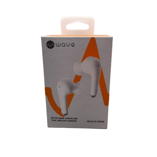 Wave Audio ANC True Wireless Earbuds ISO Elite Series – White Like New In Box