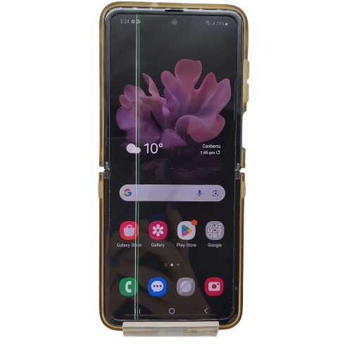 Samsung Galaxy Z Flip 256GB Pink With Case* Screen Has Some Damage – SOLD AS IS (CP-1315914)
