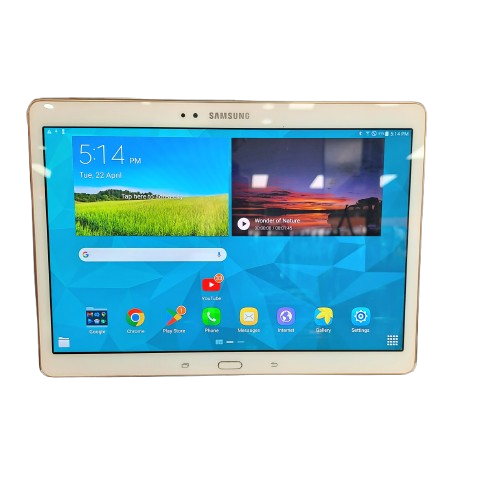 Samsung – Galaxy Tab S (2014) 10.5-inch – 16GB – Dazzling White No Charger