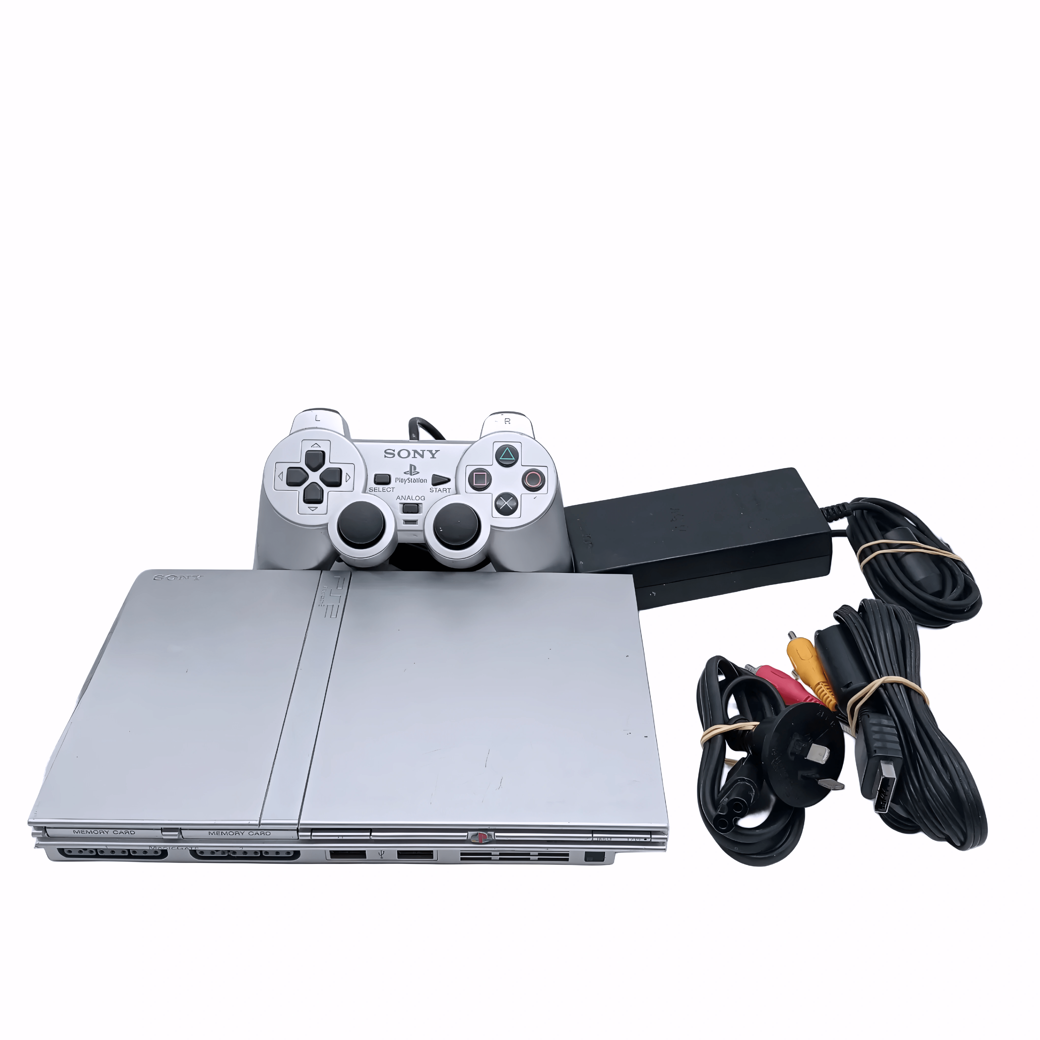 The Sony PlayStation 2 Slim Console  1 x Controller (Model SCPH-70002)  (WR 1347974)