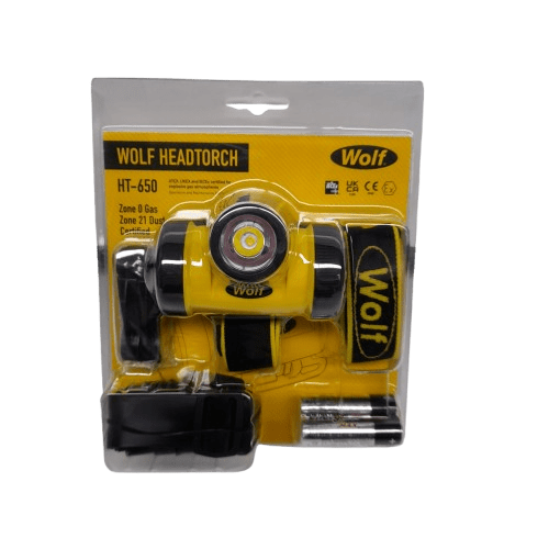 Wolf HT-650 Safety LED Head Torch 130Lm Like New
