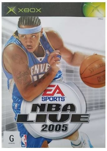 Microsoft XBOX NBA Live 2005, Acceptable Condition, WIth Case + Manual