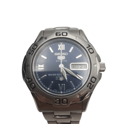 Mens Seiko Sports 5 Watch Stainless Steel (NA 1350815)