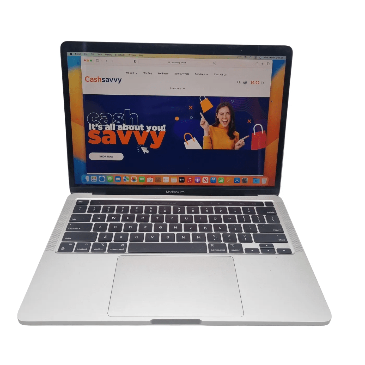 Apple MacBook Pro 2022 / A2338 / M2 / 8GB RAM / 256GB SSD 13″ Laptop + Case + Charger